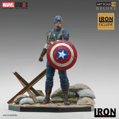 Статуетка Iron Studios 1:10 Captain America The First Avenger Art Scale Statue MCU 10 Years Event Exclusive